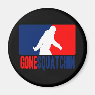 Borta Squatchin liga Magnet