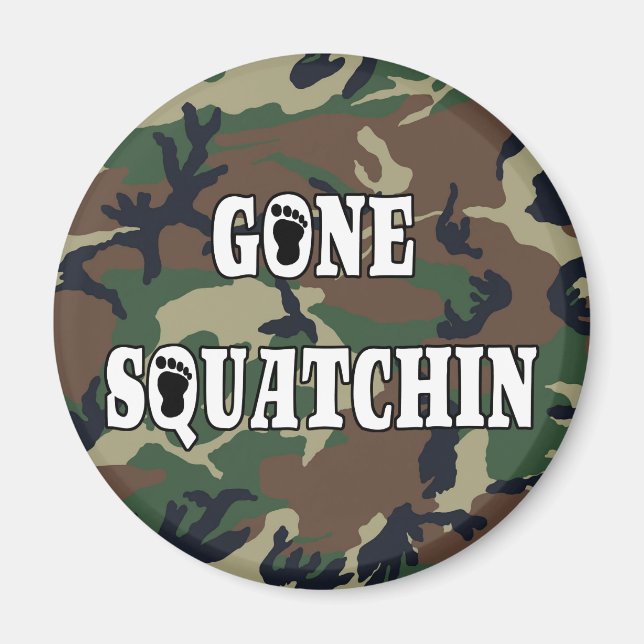 BORTA SQUATCHIN MAGNET (Framsidan)