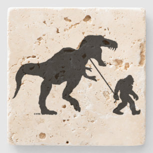 Borta Squatchin med T-rex Underlägg Sten