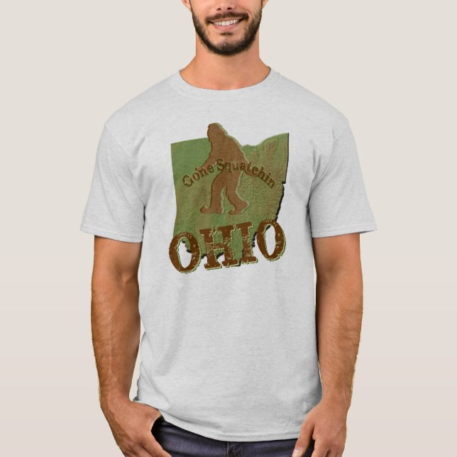 Borta Squatchin Ohio Tee Shirt (Framsida)