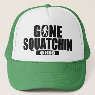 Borta Squatchin OHIO upplagahatt Truckerkeps