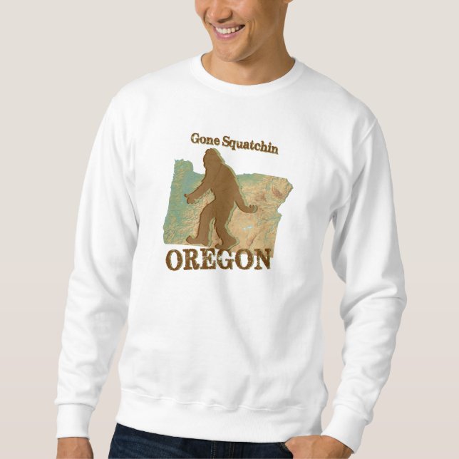 Borta Squatchin Oregon Sweatshirt (Framsida)