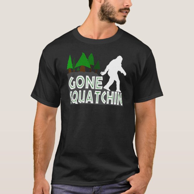 Borta Squatchin original- designskjorta Tee Shirt (Framsida)