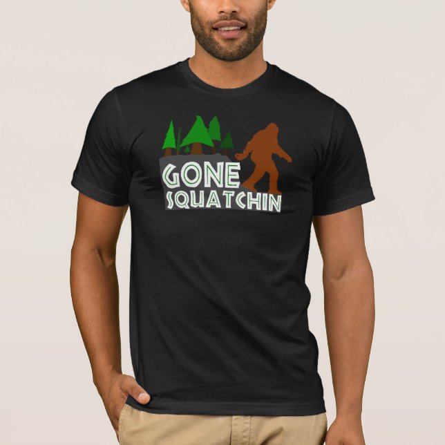 Borta Squatchin original- designskjorta Tee Shirt (Framsida)