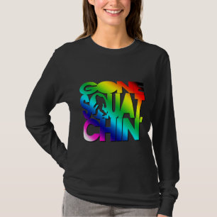 Borta Squatchin regnbåge T-shirt