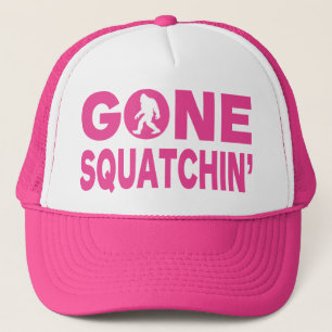 Borta Squatchin rosatruckerkeps Truckerkeps