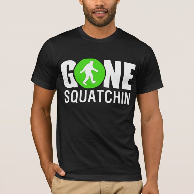 Borta Squatchin skjorta - ny upplaga T-shirt (Framsida)