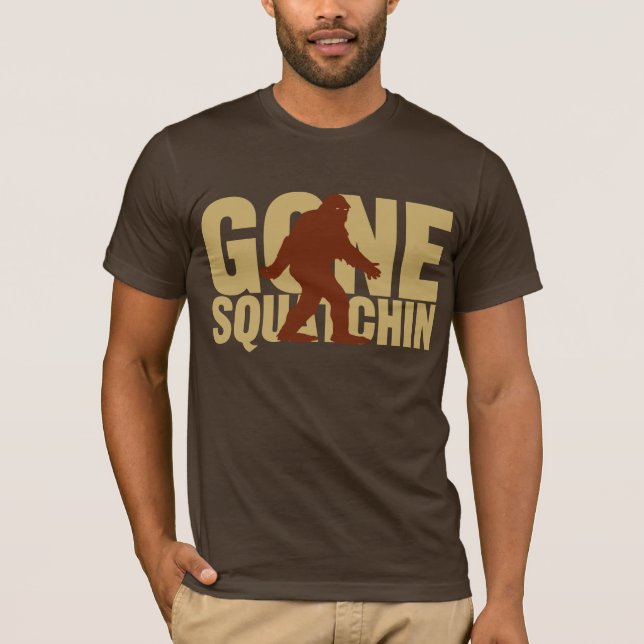 Borta Squatchin skjorta Tee Shirt (Framsida)