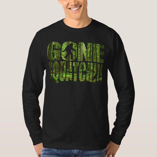 Borta Squatchin *Special djup skogEdition* skjorta Tee (Framsida)