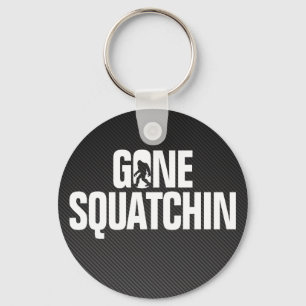 Borta Squatchin - svart-/vitSilhouette Nyckelring