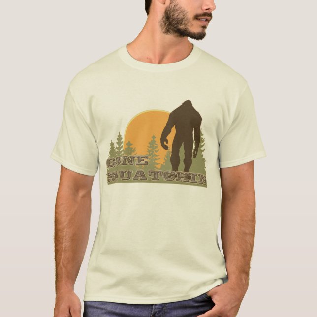 Borta Squatchin T Shirt (Framsida)