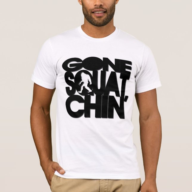 Borta Squatchin T-shirt (Framsida)