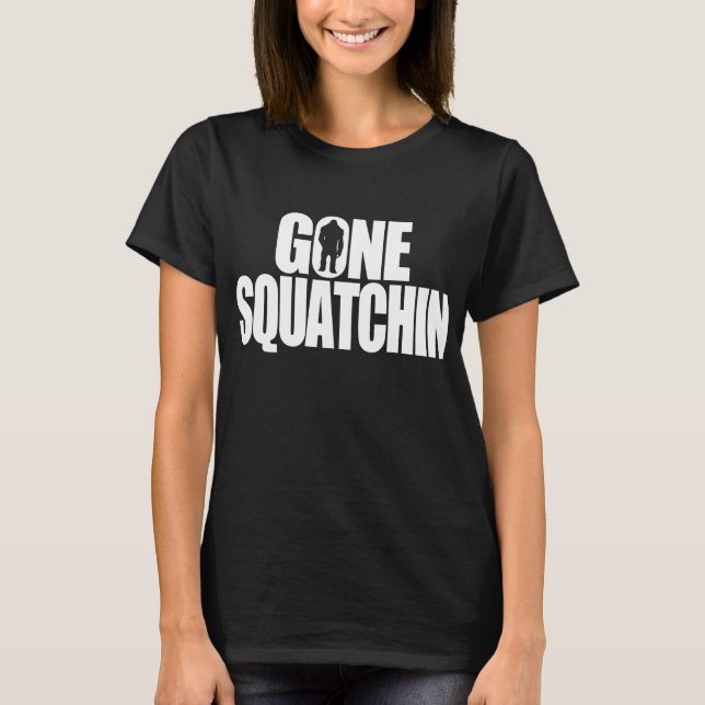 Borta Squatchin T-shirt (Framsida)