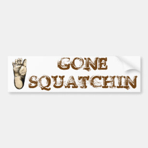 Borta Squatchin (tribute till alla stora Bildekal