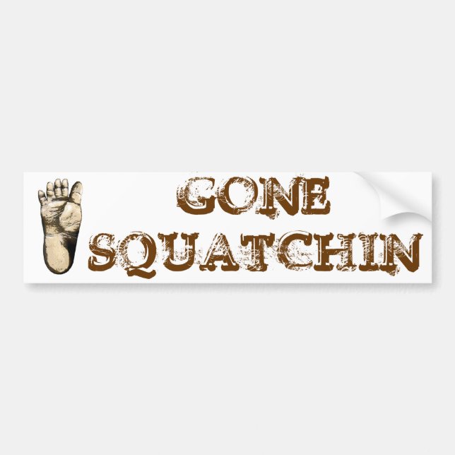 Borta Squatchin (tribute till alla stora Bildekal (Framsidan)