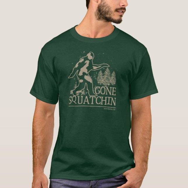 Borta Squatchin Tröja (Framsida)
