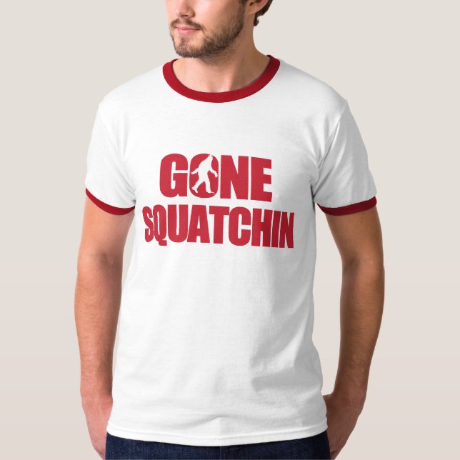 Borta Squatchin Tröja (Framsida)