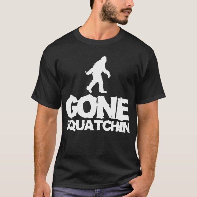 Borta Squatchin Tröja (Framsida)
