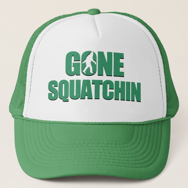 Borta Squatchin Truckerkeps (Framsida)