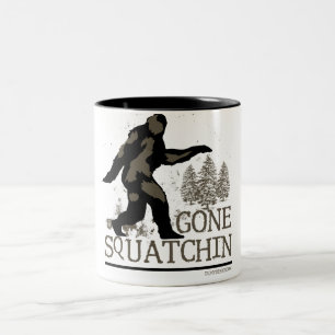 Borta Squatchin Två-Tonad Mugg