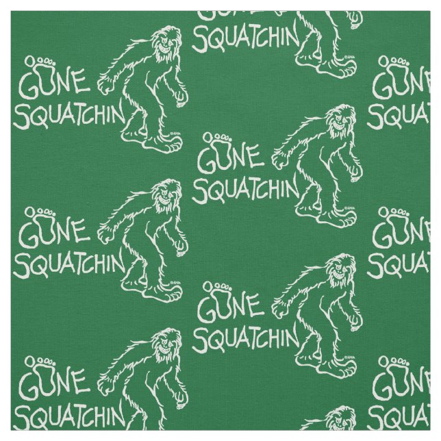 Borta Squatchin Tyg (Provkarta)