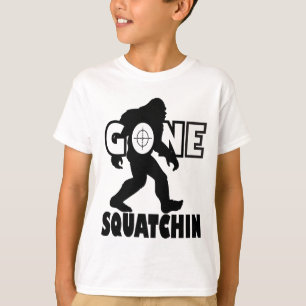 Borta Squatchin uppsätta som mål på Tee Shirt