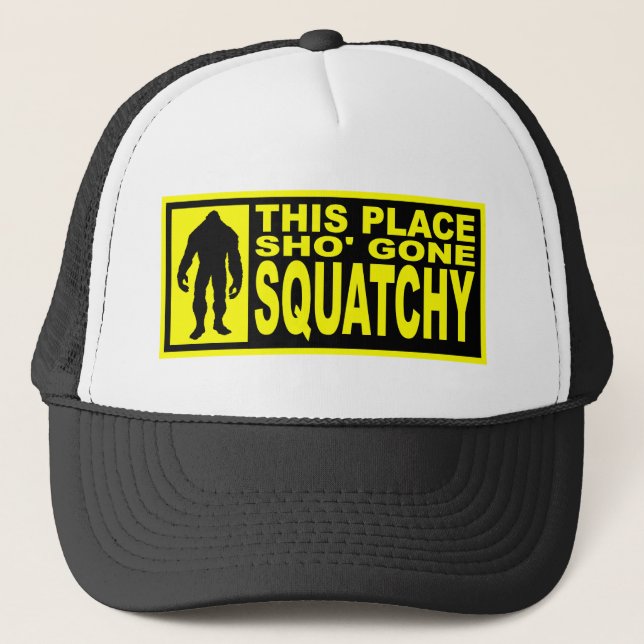 Borta Squatchy hatt - finna Bigfoot Keps (Framsida)