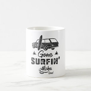Borta Surfing Aloha-tid Kaffemugg