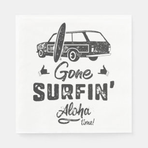 Borta Surfing Aloha-tid Pappersservett