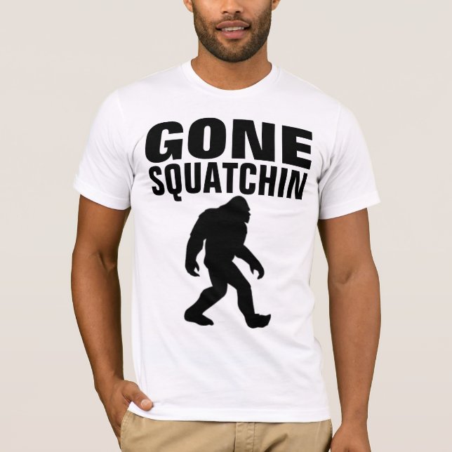 BORTA T-tröjor av SQUATCHIN BIGFOOT T Shirt (Framsida)