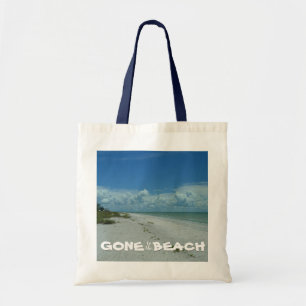 Borta till Beach Tropical Summer Vacation Modern Tygkasse