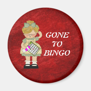 BORTA TILL BINGO-magnet Magnet