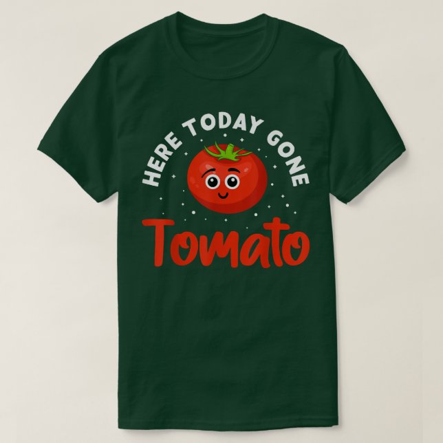 Borta tomatVeganism-design för Vegans T Shirt (Design framsida)