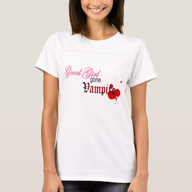 Borta vampyr för bra flicka tröja (Framsida)