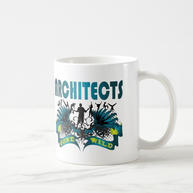 Borta vild för arkitekter kaffemugg (Höger)