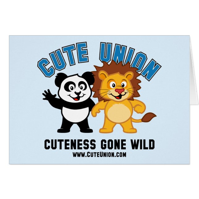 Borta vild för Cuteness Hälsningskort (Framsidan Horizontal)