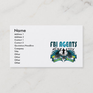 Borta vild för FBI-agenter Visitkort
