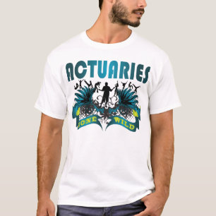 Borta vild för försäkringsstatistiker tee shirt