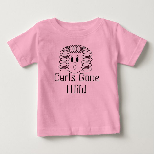 Borta vild för krullning t-shirt (Framsida)