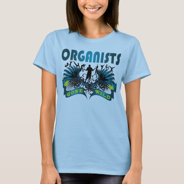 Borta vild för Organists T-shirt (Framsida)