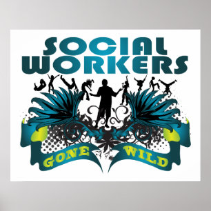 Borta Vild för Social-arbetare Poster