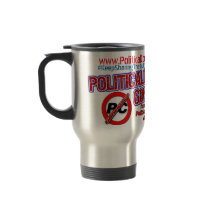 Borta vildtravel mug för politisk riktighet