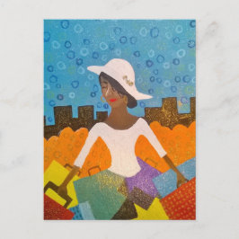 Borta vykort för förpackning