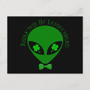 Bortförd av främmande Leprechaunsar Vykort