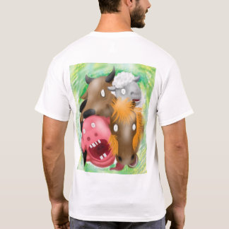 Bortförd av Gud Rolig Tecknad Djur T-Shirt