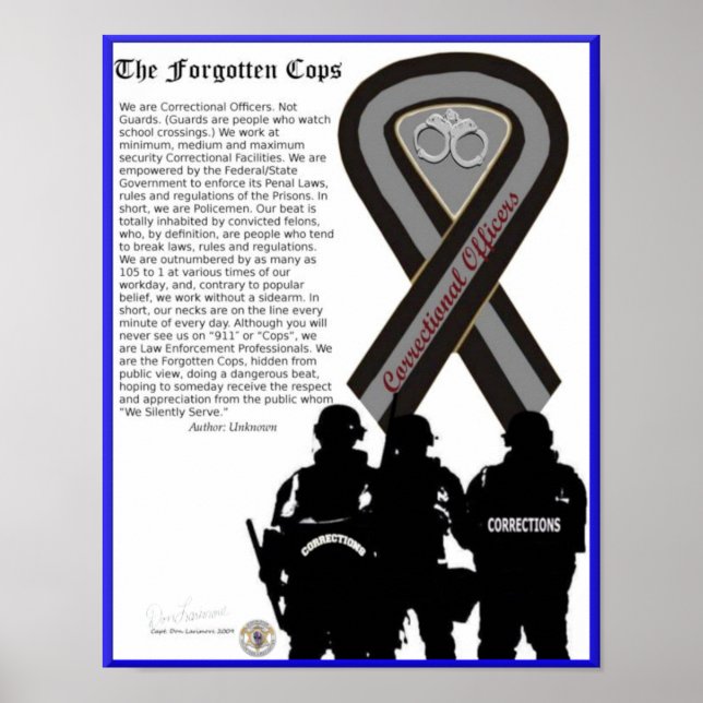 bortglömda poliser poster (Framsidan)