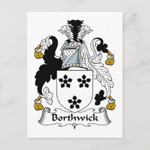 Borthwick Family Crest Vykort