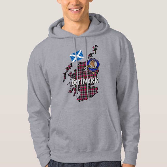 Borthwick Klan Badge Hoodie (Framsida)