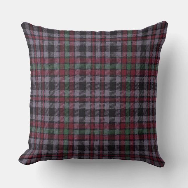 Borthwick Modern Original Scottish Tartan Kudde (Framsida)