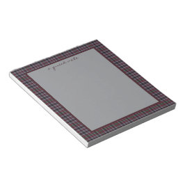 Borthwick Original Scottish Tartan Notepad Anteckningsblock